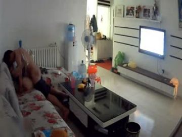 Hackers hacked into the surveillance video system to secretly film the couple